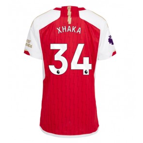 Arsenal Granit Xhaka #34 kläder Kvinnor 2023-24 Hemmatröja Kortärmad